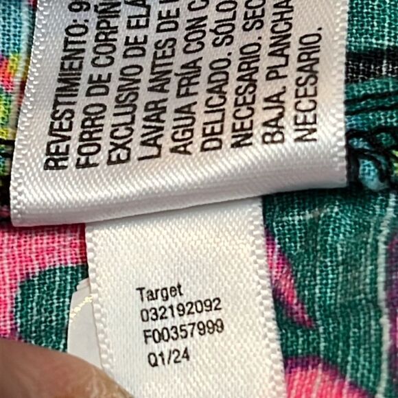 Cat & Jack Girls’ Adaptive Tropical Floral Summer Dress sz medium - Picture 9 of 9